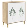 vidaXL Sideboard HANAU Sonoma-ek 69 x 33 x 75 cm Konstruerat tr&auml;