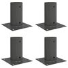 vidaXL Rund Markf&ouml;rankring 4 pcs Antracit 15 x 15 x 15 cm Metall