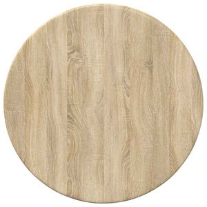 vidaXL Bordsskiva &Oslash; 30 x 1,5 cm Rund Konstruerat tr&auml; Sonoma-ek