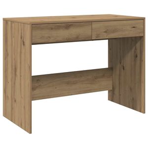 vidaXL Skrivbord artisan ek 101x50x76,5 cm konstruerat tr&auml;