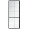 vidaXL V&auml;ggspegel svart 100x40 cm metall
