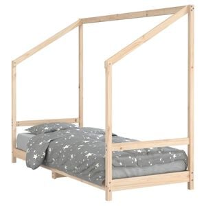 vidaXL S&auml;ngram f&ouml;r barns&auml;ng 80x200 cm massiv furu