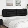 vidaXL Headboard Cushion "Hvar" Black 200 cm Faux Leather