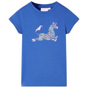 T-shirt f&ouml;r barn koboltbl&aring; 104