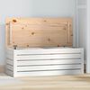 vidaXL F&ouml;rvaringsl&aring;da vit 89x36,5x33 cm massiv furu