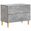 vidaXL S&auml;ngbord Betonggr&aring; 62 x 34,5 x 48 cm Konstruerat tr&auml;