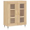 vidaXL Sk&auml;nk sonoma-ek 69,5x34x90 cm konstruerat tr&auml;