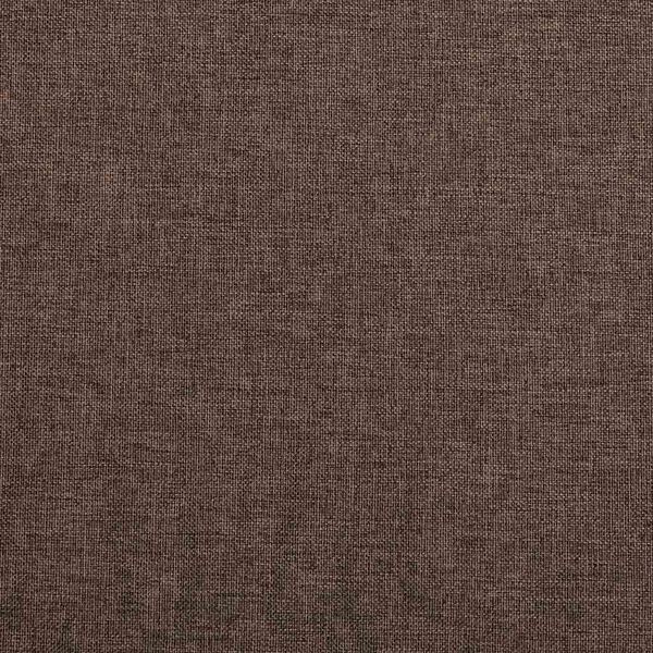vidaXL Mörkläggningsgardin med krokar linnelook 2 st taupe 140x225 cm