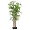 vidaXL Konstv&auml;xt bambu 1095 blad 150 cm gr&ouml;n