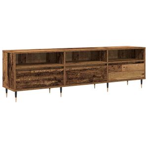 vidaXL TV-sk&aring;p 150 x 30 x 45 cm Gammalt tr&auml; Konstruerat tr&auml;