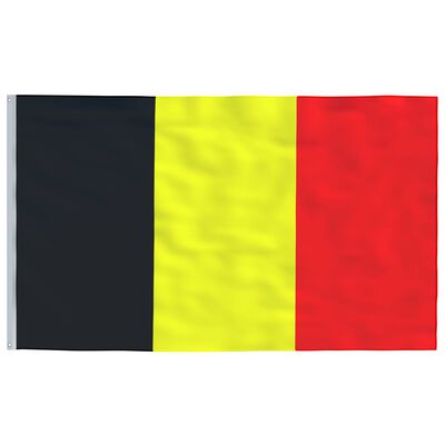 vidaXL Belgiens flagga 90x150 cm