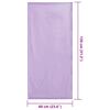 vidaXL Utomhus Stols Handdukar 2 pcs Lila 130 x 60 cm
