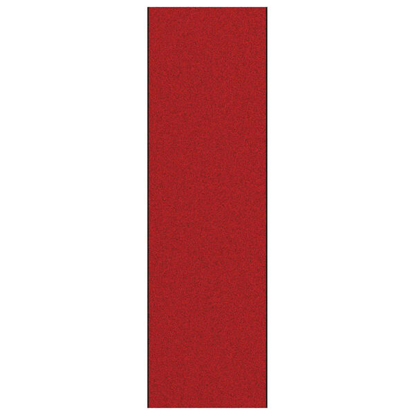 vidaXL Dörrmatta Övrigt Röd och Svart 120 x 400 cm Polyamid och PVC