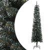 vidaXL Smal plastgran med fot gr&ouml;n 210 cm PVC