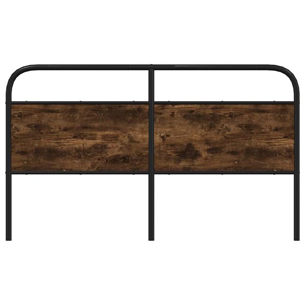 vidaXL Ers&auml;ttningsgavel r&ouml;kf&auml;rgad ek 160 cm konstruerat tr&auml; och st&aring;l