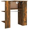 vidaXL Hallsk&aring;p r&ouml;kf&auml;rgad ek 97,5x37x99 cm konstruerat tr&auml;