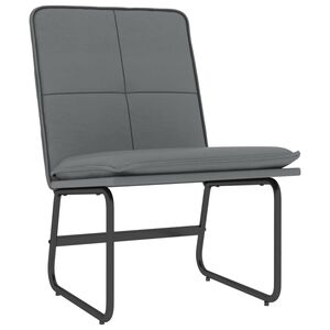 vidaXL Loungestol gr&aring; 54x75x76 cm konstl&auml;der