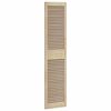 vidaXL Sk&aring;pd&ouml;rr med d&ouml;rr Naturlig 170 x 2,1 x 39,5 cm Massiv furu