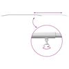 vidaXL passar f&ouml;r platt tarp bracketer 4 pcs Silver 130-210 cm