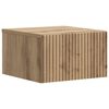 vidaXL V&auml;ggmonterat S&auml;ngbord Artisan-ek 33 x 34,5 x 20 cm