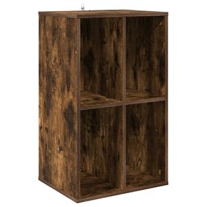 vidaXL Skivsk&aring;p R&ouml;kt ek 44,5 x 36,5 x 74,5 cm Konstruerat tr&auml;