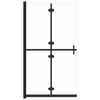 vidaXL Hopf&auml;llbar duschv&auml;gg med klart ESG-glas 70x190 cm