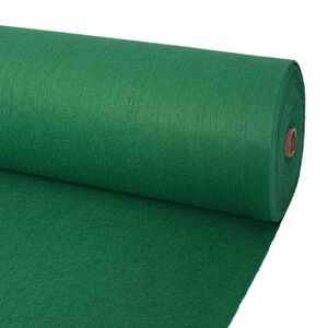 vidaXL Matta Enf&auml;rgad Gr&ouml;n 1,2 x 12 m Polyester