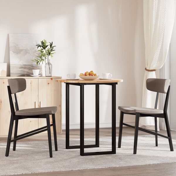 vidaXL Bordsskiva rund &Oslash;70x2 cm massivt akaciatr&auml;