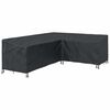 vidaXL M&ouml;bel&ouml;verdrag 260 x 210 x 80 cm 420D Oxford Tyg L-form Svart