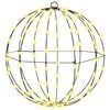 vidaXL Ball Varmvit 40 x 40 x 42 cm Metall 120 LED-lampor