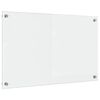 vidaXL K&ouml;ksskydd Transparent 80 x 50 cm h&auml;rdat glas