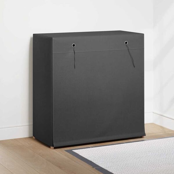 vidaXL Skof&ouml;rvaring med &ouml;verdrag gr&aring; 79x40x80 cm tyg