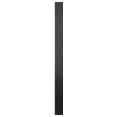 vidaXL Väggspegel svart 40 cm