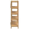 vidaXL Bokhylla 5 hyllplan 100x40x150 cm bambu