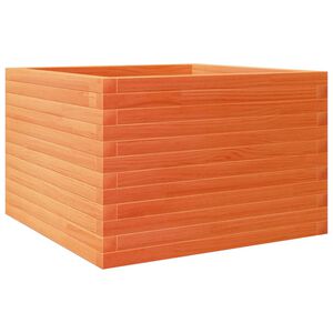 vidaXL Odlingsl&aring;da vaxbrun 70x70x45,5 cm massiv furu
