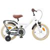 vidaXL Barncykel 14 Tum fr&aring;n 3-5 &aring;r gammal Vit