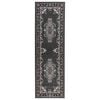 vidaXL Runner-matta FLORNES V&auml;vd Gr&aring;tt m&ouml;nster 67 x 150 cm PP 7 mm