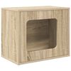 vidaXL Katt hus Sonoma 51 x 30 x 42,5 cm Konstruerat tr&auml;
