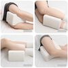 vidaXL Knee Pillow Vit Minneskum och polyester 26 x 21,5 x 15 cm