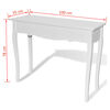 vidaXL Konsolbord vit