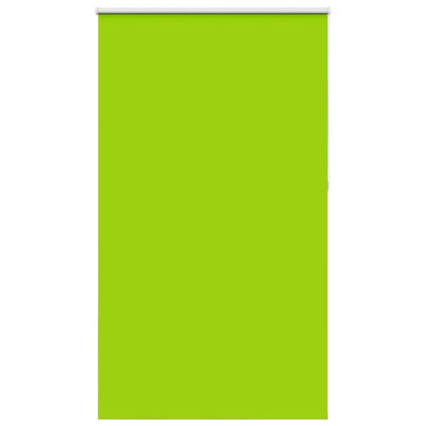 vidaXL Rullgardin m&ouml;rkl&auml;ggning blad gr&ouml;n 135x210 cm tyg bredd 131,6 cm