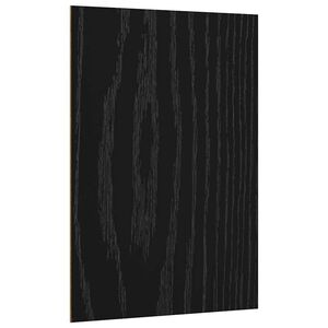 vidaXL Dekorpaneler 12 st Svart ek 21 x 30 x 0,27 cm Konstruerat tr&auml;