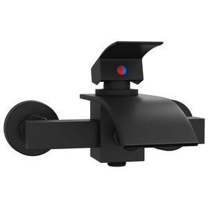 vidaXL Duschblandare Svart G 1 / 2 tum