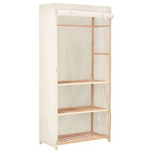 vidaXL Garderob 3 niv&aring;er 79x40x170 cm