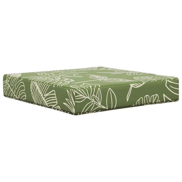 vidaXL Utomhus Soffa Kudde 3 pcs Bladdesign Polyester