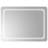 vidaXL Badrumsspegel LED 80x60 cm