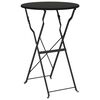 vidaXL Bistrobord Antracit &Oslash; 50 x 71 cm Pulverlackerad st&aring;l