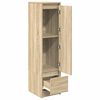 vidaXL Highboard sonoma ek 29,5x34x119,5 cm konstruerat trä
