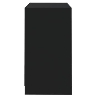 vidaXL Skänk svart 70x40x73,5 cm spånskiva