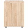 vidaXL S&auml;ngbord VISNES sonoma ek 45x40x50 cm konstruerat tr&auml;